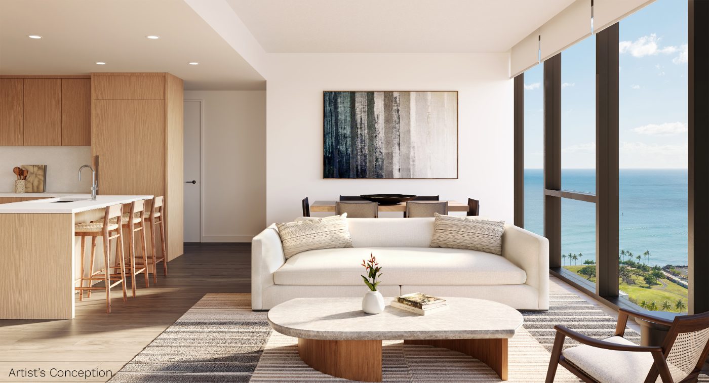 Penthouse living dining